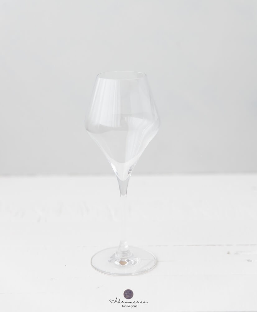 kristalinio stiklo vyno taure