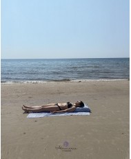 Paplūdimio rankšluostis su pagalve "Meria"